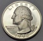 1992S -1998S Silver Proof Washington Quarters. 7 Coin Set