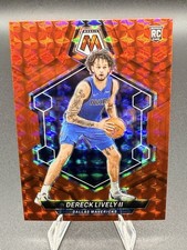 Dereck Lively II 2023-24 Mosaic RC Red Mosaic Rookie #248 Mavericks