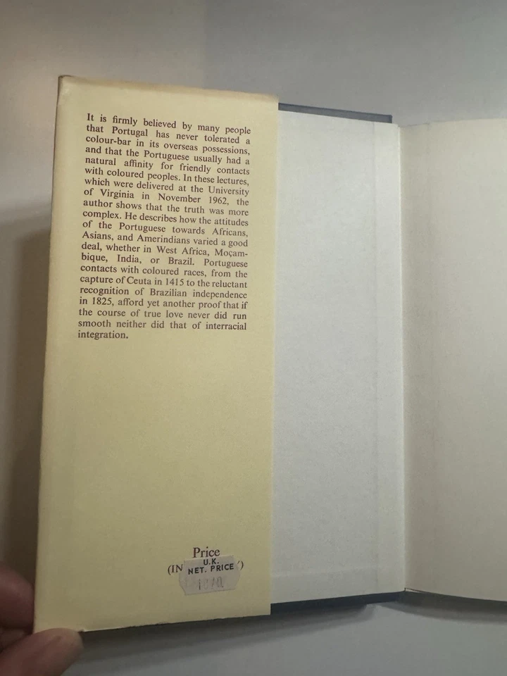 C R Boxer Race Relations Portuguese Colonial Empire 1415-1825 1963 Oxford Press - Image 3 of 4