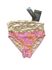 Carmen Marc Valvo Swimsuit Bikini Bottom Pink Women s Size XS NWT