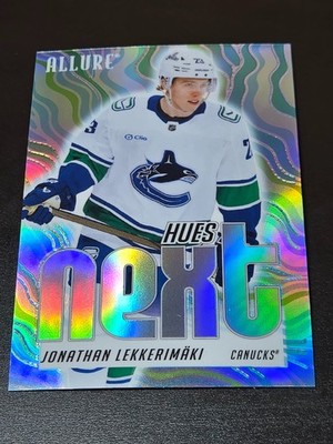 2025-26 Upper Deck Allure Jonathan Lekkerimaki HUES NEXT Vancouver Canucks NHL