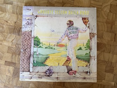 Elton John Goodbye Yellow Brick Road Record Vinyl With Yellow Sleeves 1973