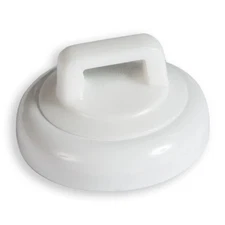Rack-A-Tiers Mag Daddy Magnetic Zip Tie Mount White 15Lb 10Pk