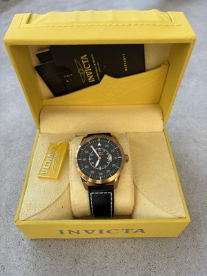 Invicta I-Force Men's Gold-Tone Black Dial Quartz Watch 19260