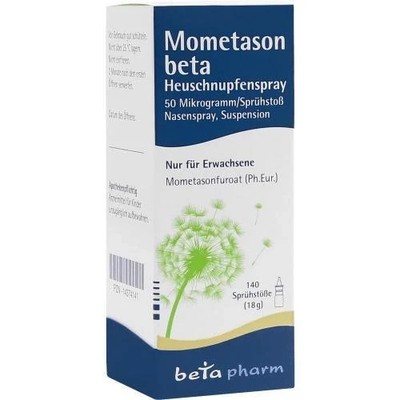 MOMETASON beta 140 Sprühstöße Heuschnupfenspray 50µg Erwachsene 18g 14374141