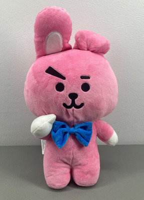 BT21 Plush Friendly Cooky Pink Bunny with Bowtie New w/ Tags