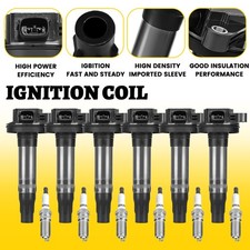12V 6x Ignition Coils + 6x Spark Plugs Fits Mazda CX-9 TB 2007-2016 3.7L CA SUV