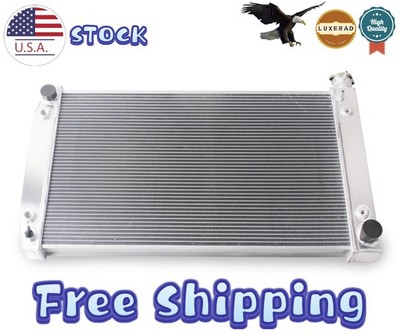 4Rows Aluminum Radiator For 1988-99 Chevy GMC C/K Pickup 1500 2500 3500 5.0/5.7L