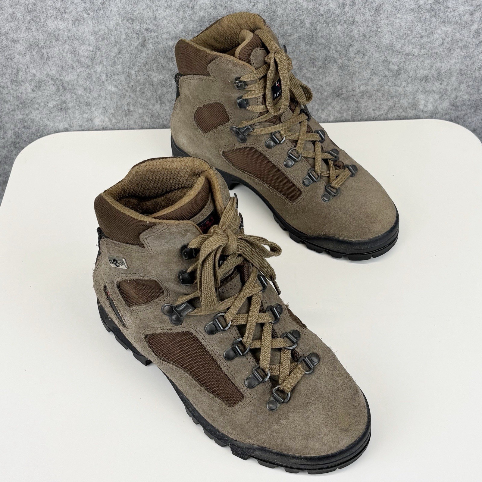 Kayland Prhoof Gamuza Caminar Senderismo Botas UK5 eu38 Mujer’s Botín con Cordones