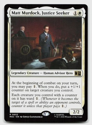 Matt Murdock, Justice Seeker 602 Commander: Marvel Super Heroes MTG  NM