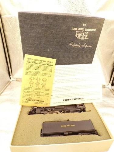 PFM HO gauge 2-8-4 Berkshire Nickel Plate Road brass locomotive & tender     K38