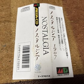 MD CD Mega CD Mega DrIVe Nostalgia 190 bavailable Japan 2g