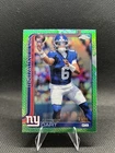 2025 Topps Chrome Football Jaxson Dart Green Pigskin /99 SP Refractor Rookie