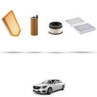 Hoffcar Set Service - 4 Filter FüR Mercedes Classe S (W222,A217,C217) 400 D 25