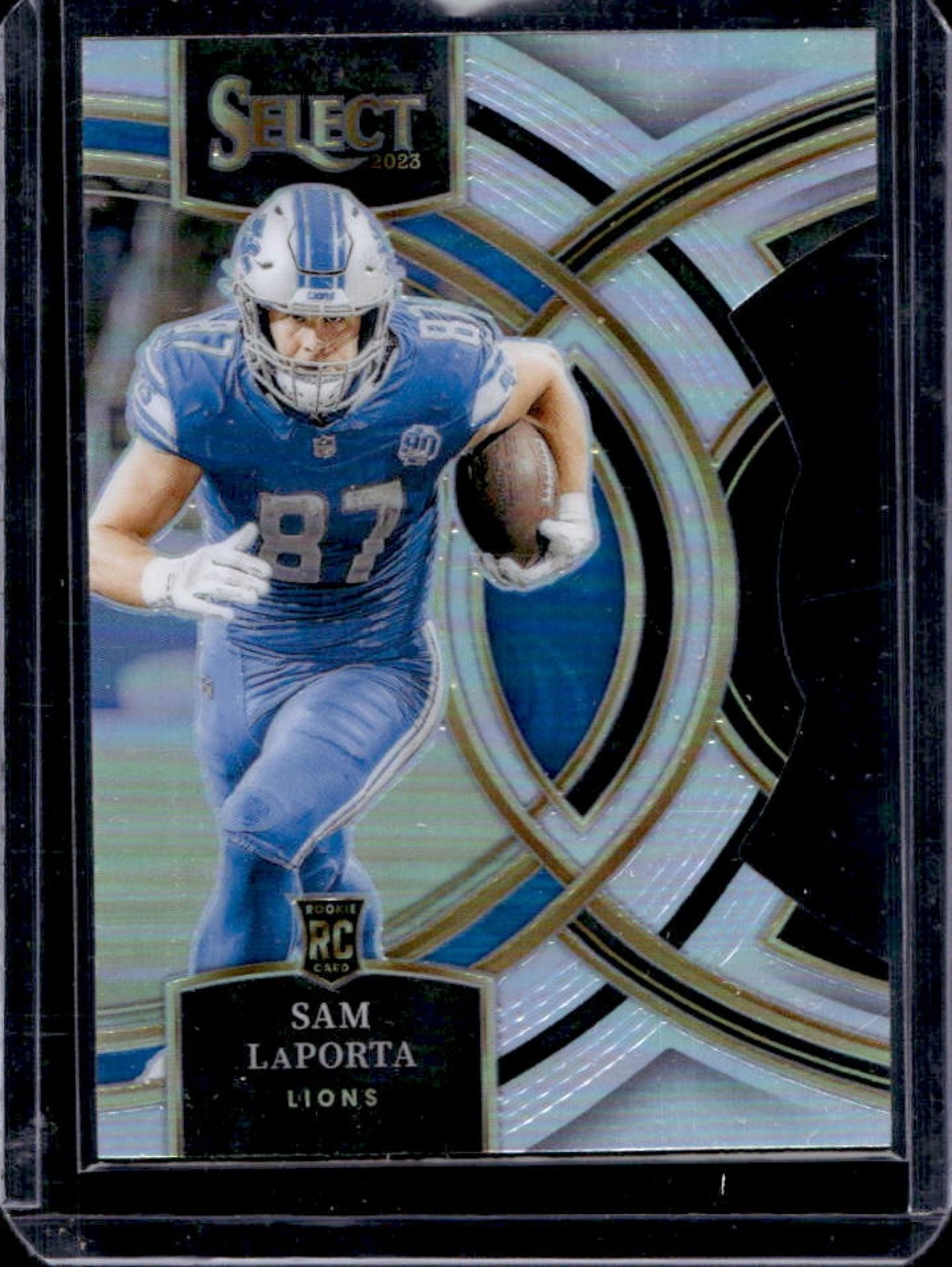 2023 Select Sam LaPorta RC Silver Prizm Die Cut Premier Level #106 Lions