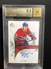 19-20 UD SP Authentic Retro Future Watch Auto RFWA-NS Nick Suzuki /399 BGS 9.5
