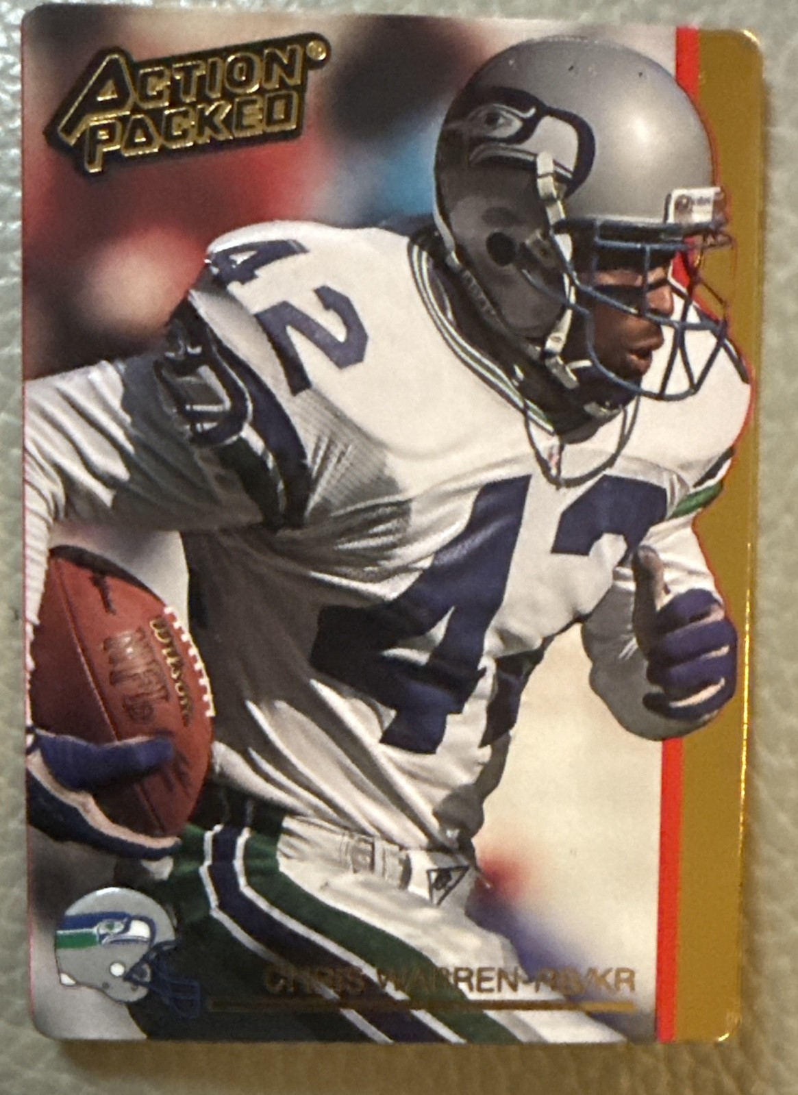 1992 Action Packed - Chris Warren #260