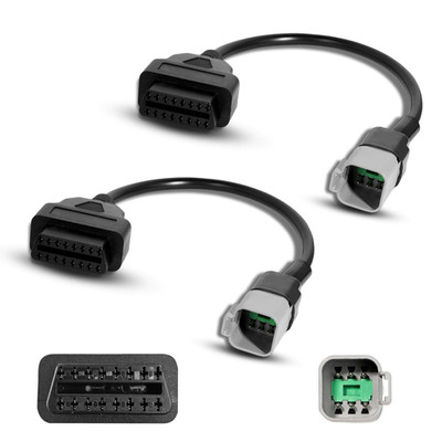 2 Pcs OBD2 Adapter Cable 6Pin to 16Pin for BRP, Compatible with Bombardier Can-A