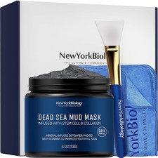Dead Sea Mud Mask Men 4 Collagen Brush Pack Face Body