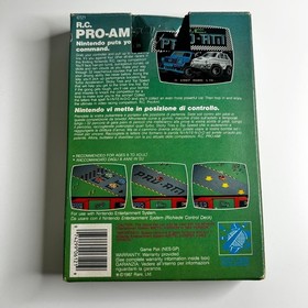 R.C. Pro-Am (Nintendo NES, 1988 PAL A) Racing Manual Included CIB Hang Tab
