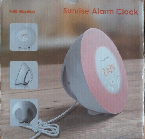 Mosche Sunrise Alarm Clock Radio Music And Colors Change Cool Item Ebay