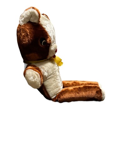 Vintage 1950's-1960's Teddy Bear Carnival Fair Plush Prize Brown, White - 第 10/12 張圖片
