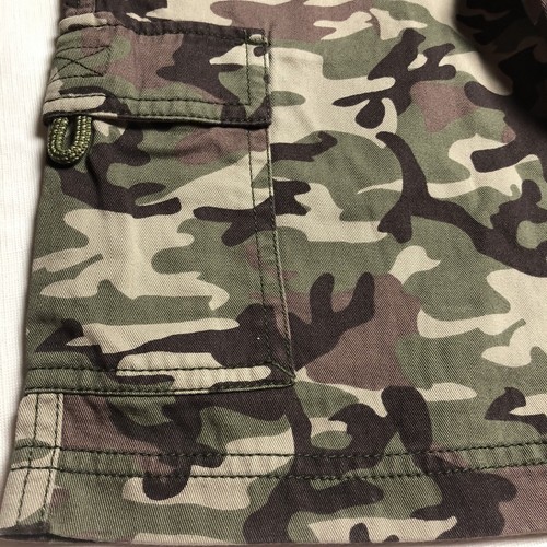 BOYS Shorts SIZE 10 L.L. Bean CAMOUFLAGE CARGO Pull On Drawstring 6 Pockets - Picture 5 of 7
