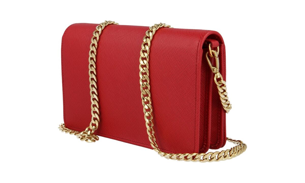 LUXURY PRADA SAFFIANO SHOULDER BAG HANDBAG 1BP006 RED LUXURY PRADA SAFFIANO SHOULDER BAG HANDBAG 1BP006 RED
