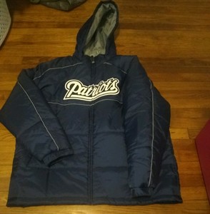 Nfl New England Patriots Puffer Jacket Size 2xl Team Apparel Ebay