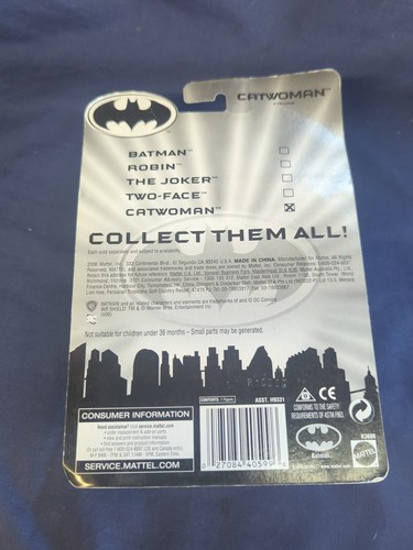 2006 MATTEL BATMAN THE ANIMATED SERIES CATWOMAN ACTION FIGURE* - Picture 2 of 9