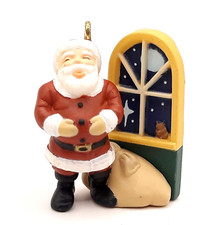Hallmark Keepsake Miniature Ornament  Jolly Old Santa 1997 Night Before