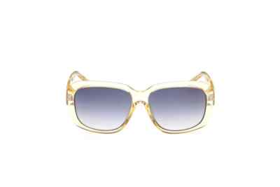 Guess GU8233 41W Yellow Plastic Squared Plastic Sunglasses  display picture 1
