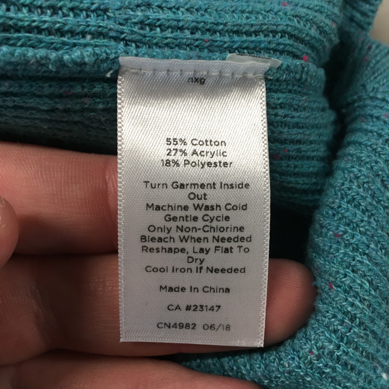 Talbots Sweater Womens Small Solid Blue Knitted L… - image 11