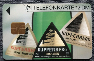 K 132 04.93 12 DM Rack Kupferberg Dry Champagne Red Fox Only 2000 Ex. New***