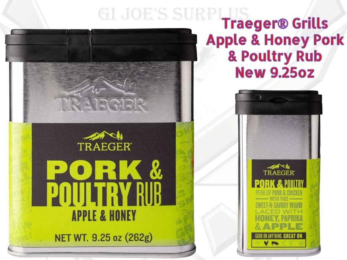 NEW Traeger® Grills Apple Honey Pork Poultry Rub Tin