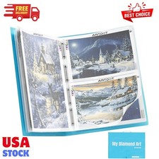 A1 Storage Book for Diamond Painting Kits, Diamond Art Portfolio Folder