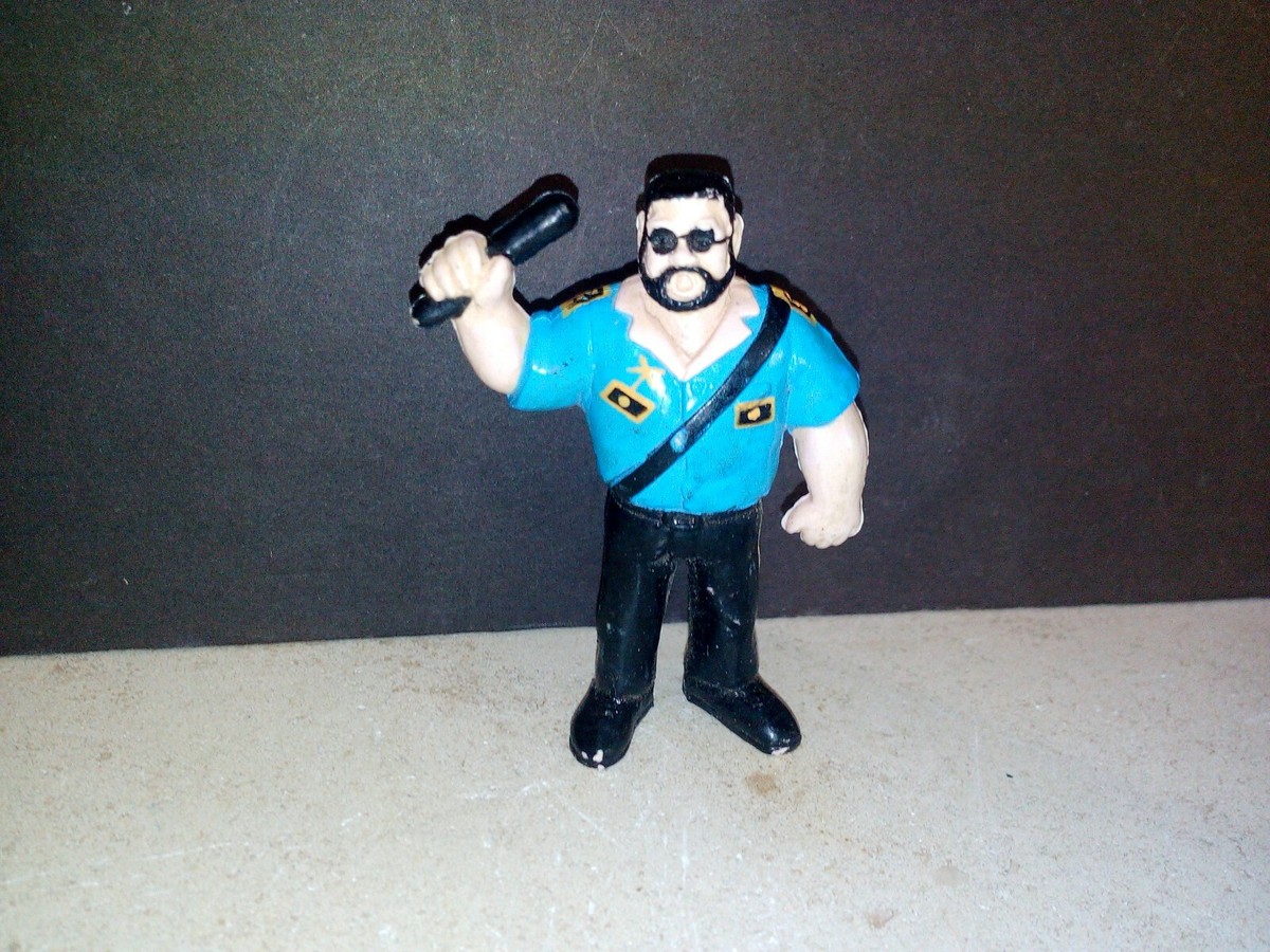 Big Boss Man WWF Wrestling Miniature Mini PVC Plastic 2.5