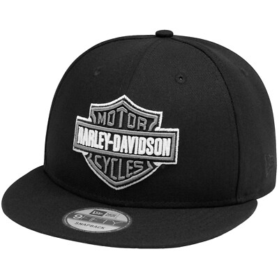 Harley Davidson Tonal Logo 9FIFTY Schirmmütze Cappy Mütze Snapback Cap One-Size