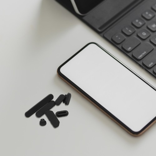 5 zestawów Notebook Wtyczka przeciwpyłowa Wtyczki komputerowe Silikonowa pokrywa do laptopa - Zdjęcie 8 z 12