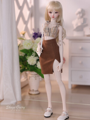 1/4 BJD Dolls Pretty Girl Female Faina Resin Jointed Doll +Eyes +Face Makeup SET