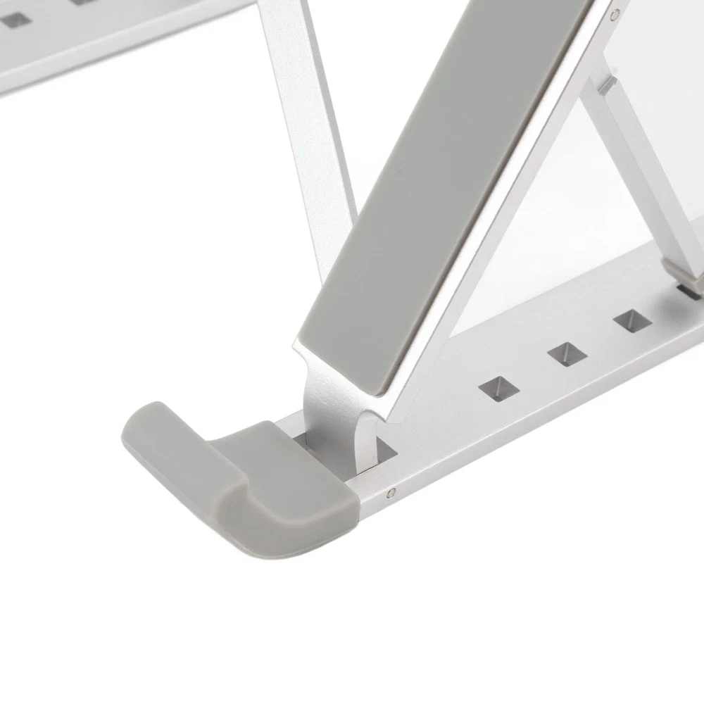 Adjustable Ergonomic Aluminum Laptop Stand for Desk Portable Holder
