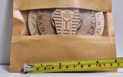 CREATIVE ESCAPE ROOMS MINI EGYPTIAN PHARAOH’S CIPHER 4.4” ESCAPE ROOM PROP NEW - Picture 5 of 5
