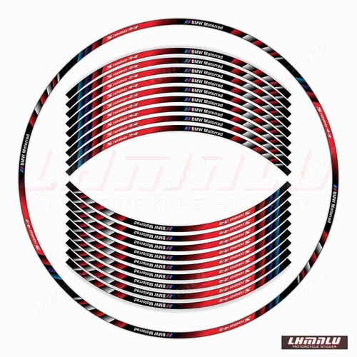 For BMW S1000RR Waterproof Decal Wheel Motorcycle Reflective RIM Stickers #0427 - Bild 47 von 48