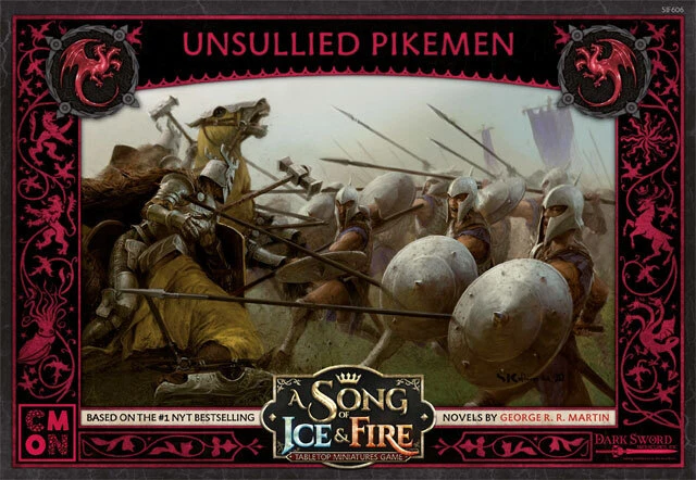 Targaryen Unsullied Pikemen A Song of Ice & Fire Miniatures ASOIAF CMON NIB