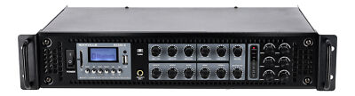 Rockville RCS90-6 90 Watt 6 Zone 70v Commercial/Restaurant Amplifier/Bluetooth