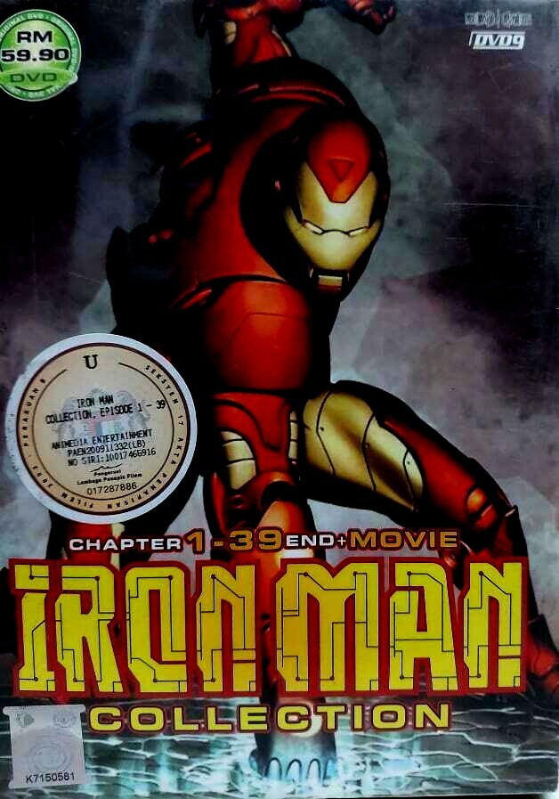 DVD English Anime MARVEL Iron Man Ironman Collection Chapter
