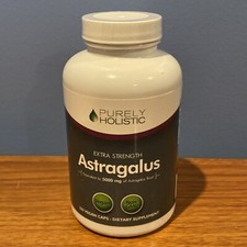 Purely Holistic Astragalus - Extra Strength - 5000 mg - 250 capsules -