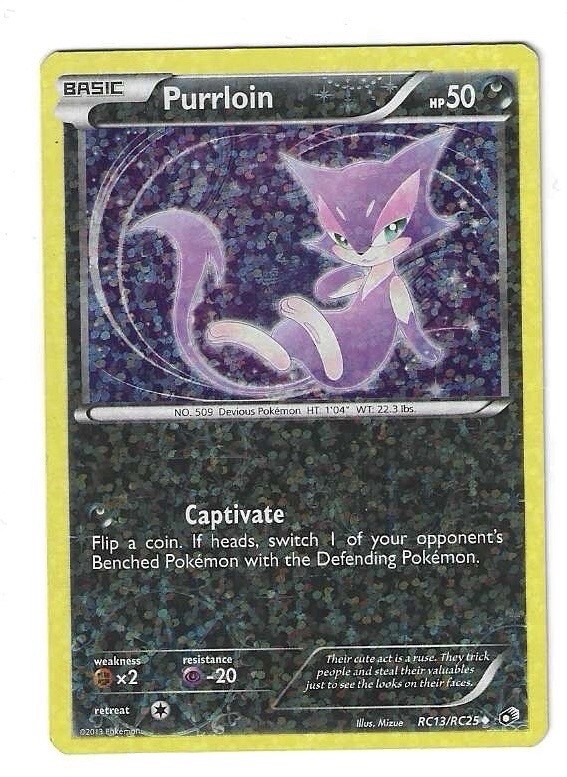 Purrloin RC13/RC25 Legendary Treasures: Radiant Collection Holo