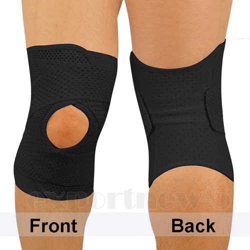 Sport Kniespange Kompressionsärmel Meniskus Unterstützung Gelenkschmerzen Arthritis Linderung - Bild 16 von 27