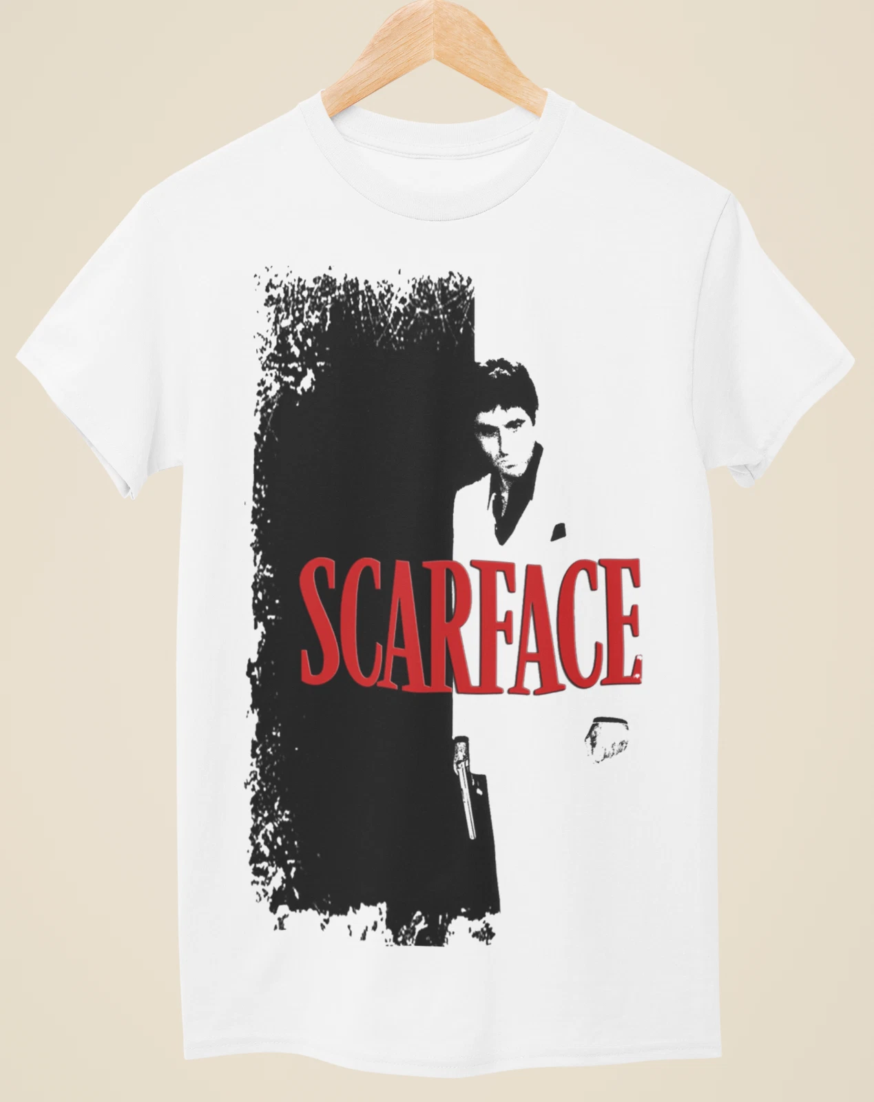 Scarface - Movie Poster Inspired Unisex White T-Shirt
Opens in a new window or tab